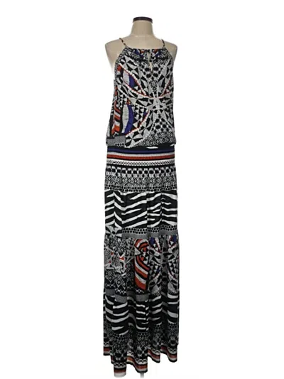 Pre-owned Hale Bob Casual Dress In Gray
