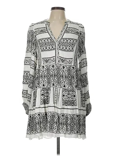 Pre-owned Hale Bob Casual Dress In Gray