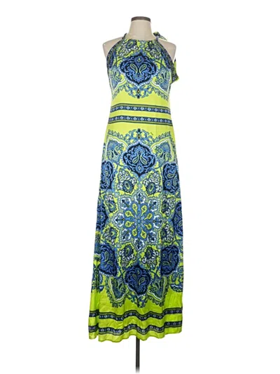 Pre-owned Hale Bob Casual Dress In Green