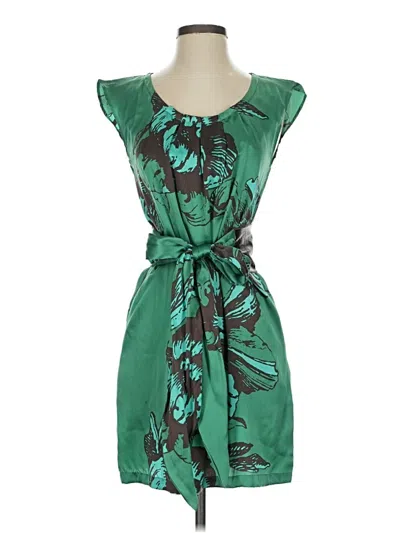 Pre-owned Hale Bob Casual Dress In Green