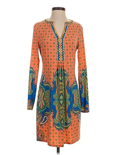 Pre-owned Hale Bob Casual Dress In Orange