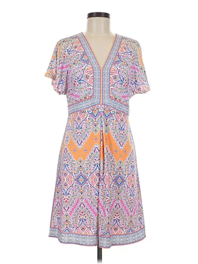 Pre-owned Hale Bob Casual Dress In Orange