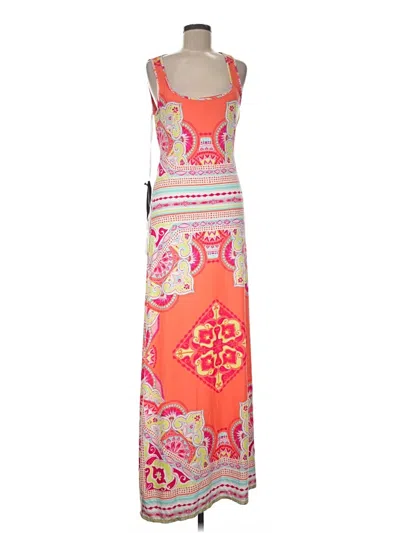 Pre-owned Hale Bob Casual Dress In Orange