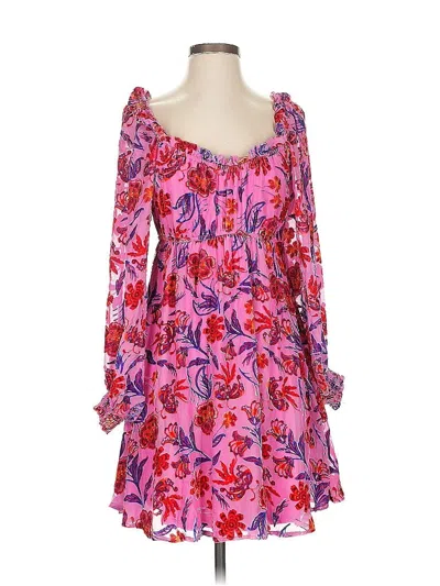 Pre-owned Hale Bob Casual Dress In Pink