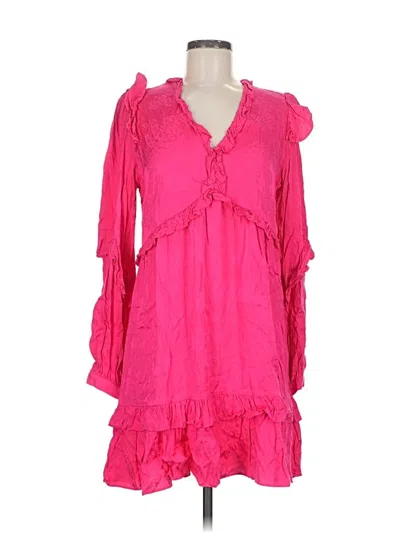 Pre-owned Hale Bob Casual Dress In Pink