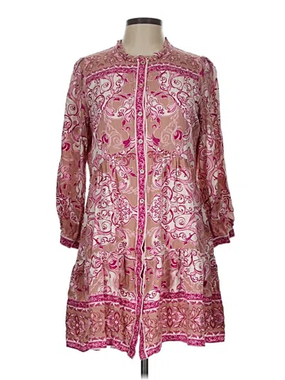 Pre-owned Hale Bob Casual Dress In Pink