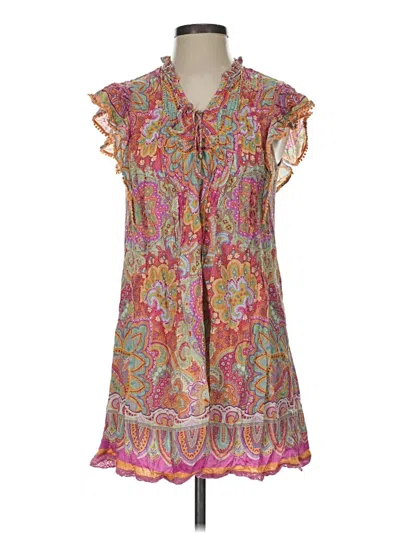 Pre-owned Hale Bob Casual Dress In Pink