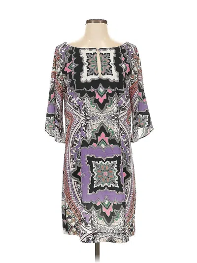 Pre-owned Hale Bob Casual Dress In Purple