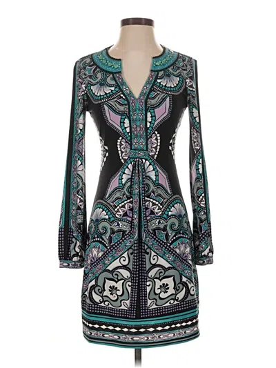 Pre-owned Hale Bob Casual Dress In Teal