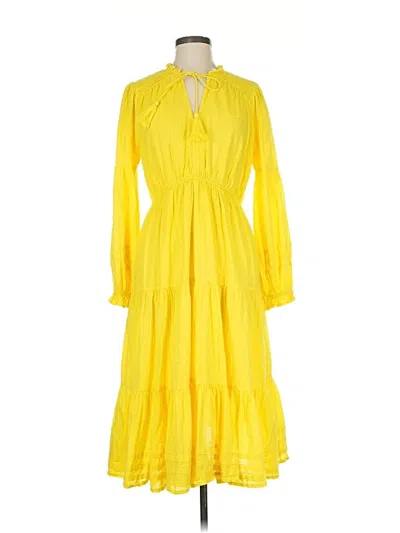 Pre-owned Hale Bob Casual Dress In Yellow