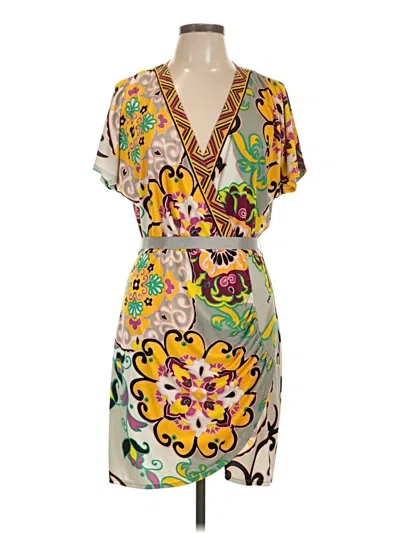 Pre-owned Hale Bob Casual Dress In Yellow