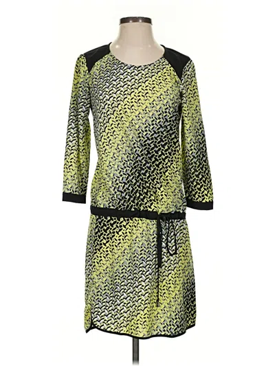 Pre-owned Hale Bob Casual Dress In Yellow