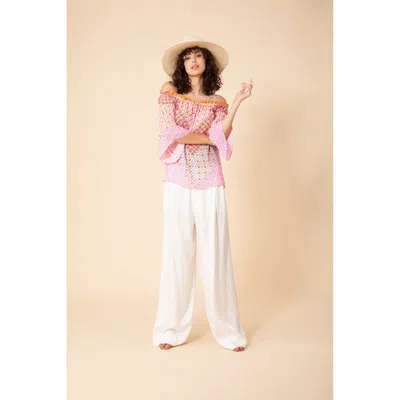 Hale Bob Cathalina Top In Pink