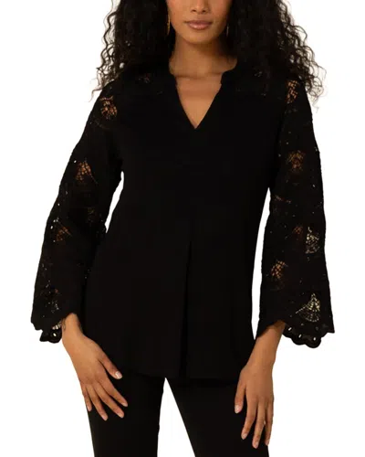 Hale Bob Cecelia Blouse In Black