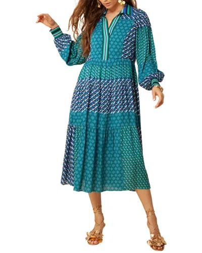 Hale Bob Challis Maxi Dress In Blue