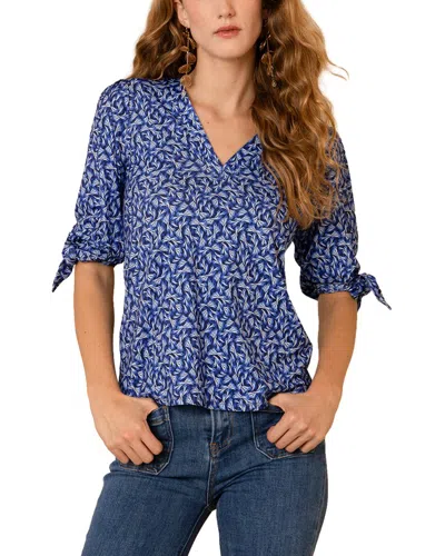 Hale Bob Chana Top In Blue