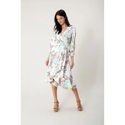 Hale Bob Chloe Jersey Dress In White