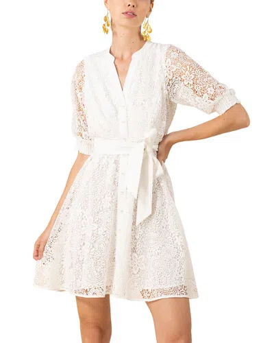 Hale Bob Christina Mini Dress In White