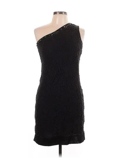 Pre-owned Hale Bob Cocktail Dress In Black