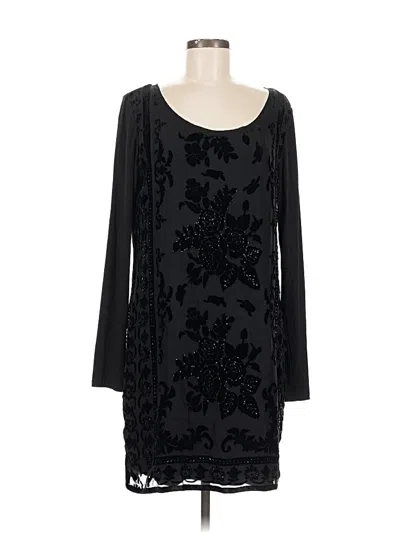 Pre-owned Hale Bob Cocktail Dress In Black