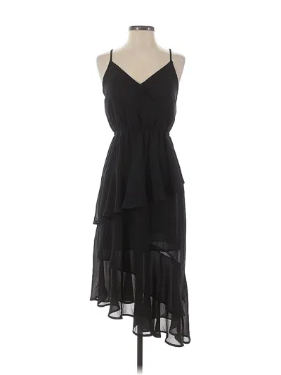 Pre-owned Hale Bob Cocktail Dress In Black