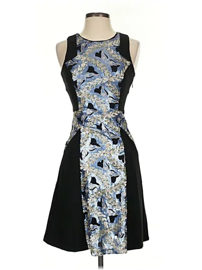 Pre-owned Hale Bob Cocktail Dress In Black
