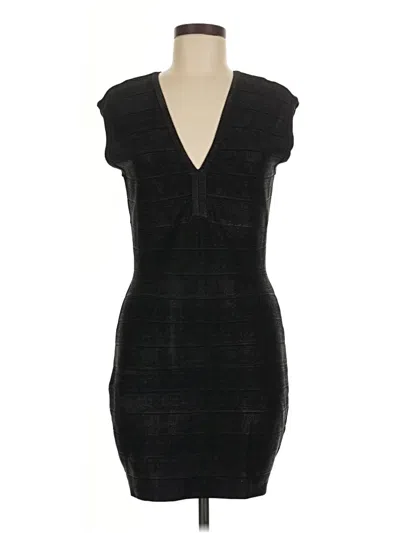 Pre-owned Hale Bob Cocktail Dress In Black