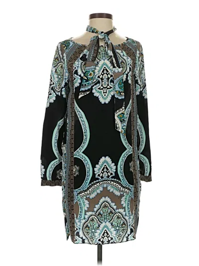 Pre-owned Hale Bob Cocktail Dress In Blue