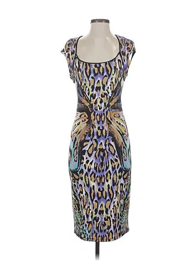 Pre-owned Hale Bob Cocktail Dress In Blue