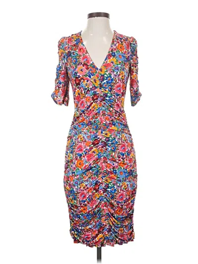 Pre-owned Hale Bob Cocktail Dress In Blue