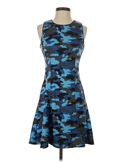 Pre-owned Hale Bob Cocktail Dress In Blue