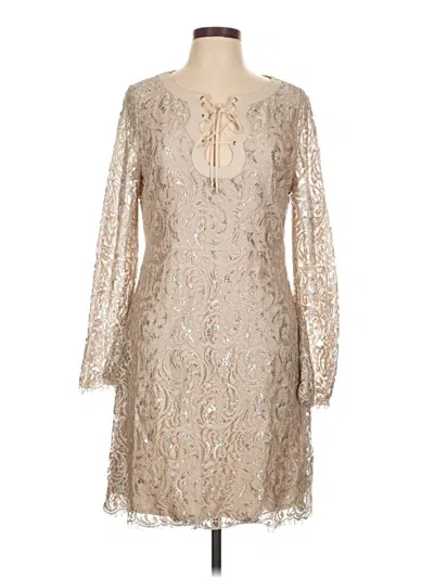 Pre-owned Hale Bob Cocktail Dress In Brown