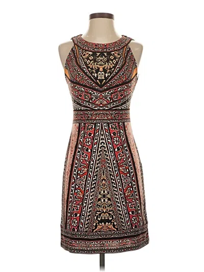 Pre-owned Hale Bob Cocktail Dress In Brown
