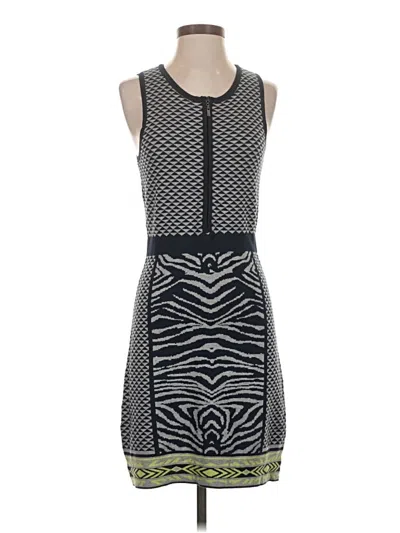 Pre-owned Hale Bob Cocktail Dress In Gray