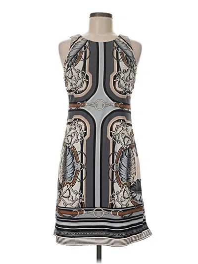 Pre-owned Hale Bob Cocktail Dress In Gray