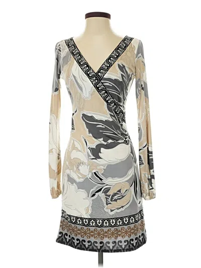 Pre-owned Hale Bob Cocktail Dress In Ivory