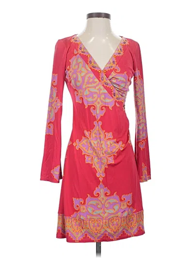 Pre-owned Hale Bob Cocktail Dress In Pink