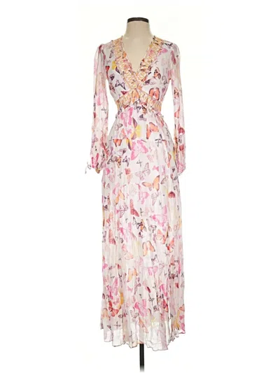 Pre-owned Hale Bob Cocktail Dress In Pink