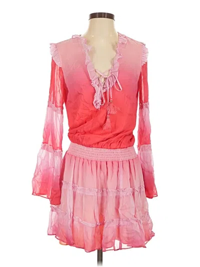Pre-owned Hale Bob Cocktail Dress In Pink