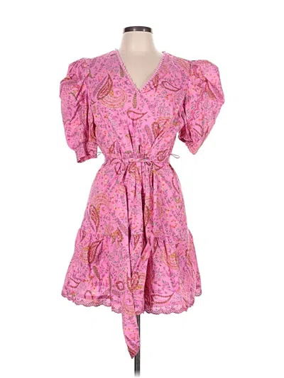 Pre-owned Hale Bob Cocktail Dress In Pink