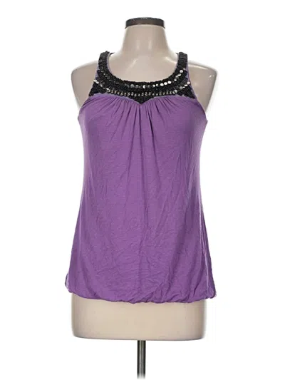 Pre-owned Hale Bob Cocktail Dress In Purple