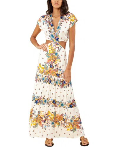 Hale Bob Cut-out Maxi Dress In White