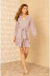 Hale Bob Cynthia Jersey Dress In Brown