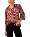 Hale Bob Daleyza Button Down Shirt In Pink