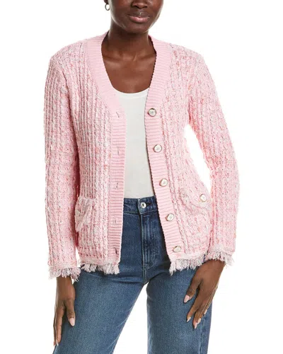 Hale Bob Dallas Cardigan In Pink