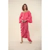 Hale Bob Darci Solid Off The Shoulder Top In Pink