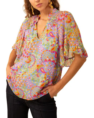 Hale Bob Diana Blouse In Multi