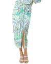 Hale Bob Draped Skirt In Multi