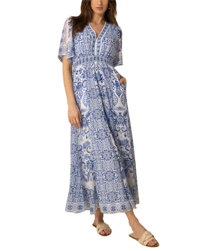 Hale Bob Ellis Maxi Dress In Blue