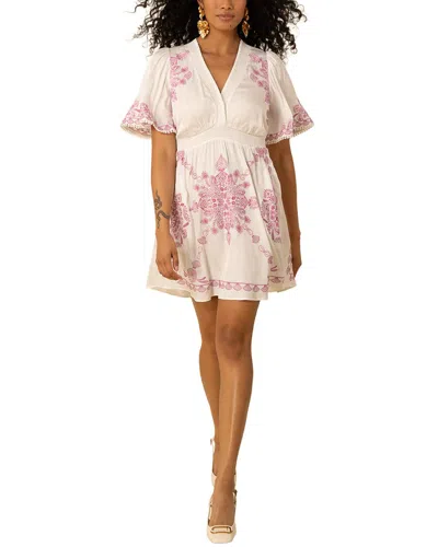 Hale Bob Elora Mini Dress In Neutral